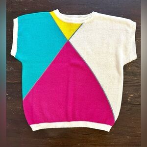 Vintage 80’s Colorblock Sweater